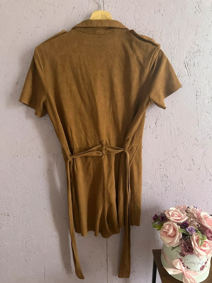 Combi-short effet daim marron Jennyfer - Taille M - photo numéro 3