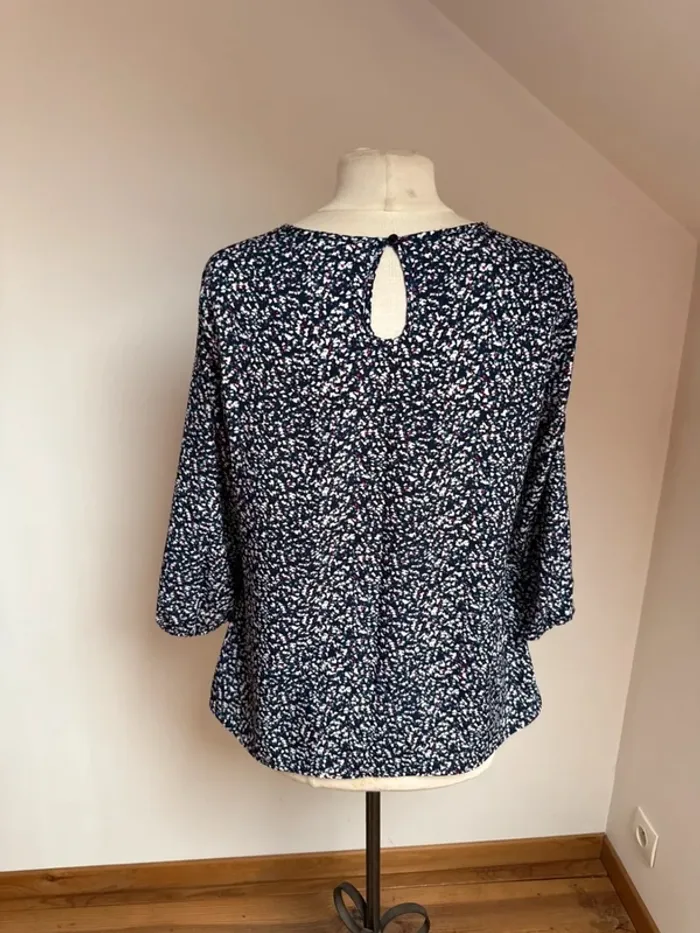 Superbe Blouse fleurie fluide neuve Damart 🌸 44 - photo numéro 5