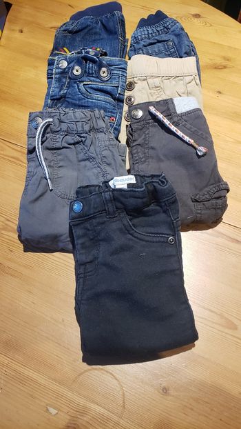 7 pantalons 9 mois 