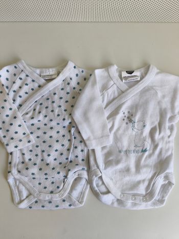 Lot de 2 bodies naissance neufs