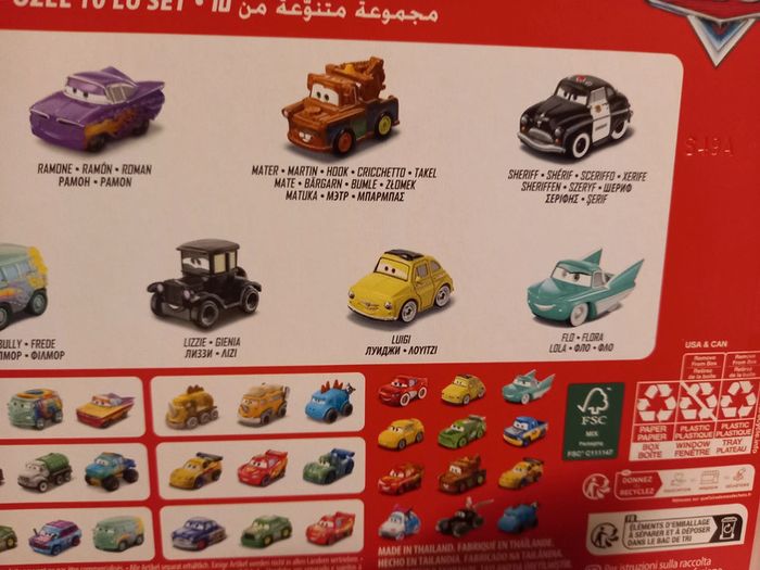 Cars mini pack 10 flash doré - photo numéro 5
