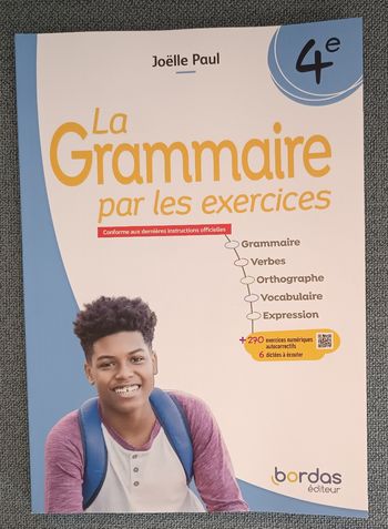 Cahier collège 4ème "La grammaire par les exercices"