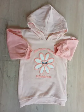 Robe sweat gémo fleur