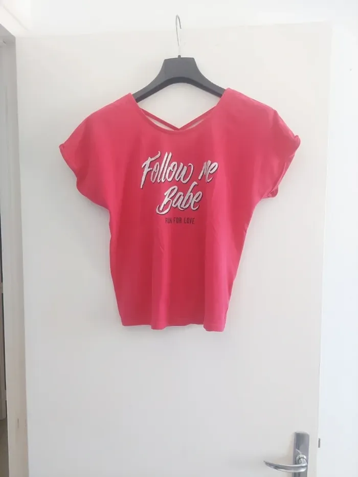 Tee-shirt rose