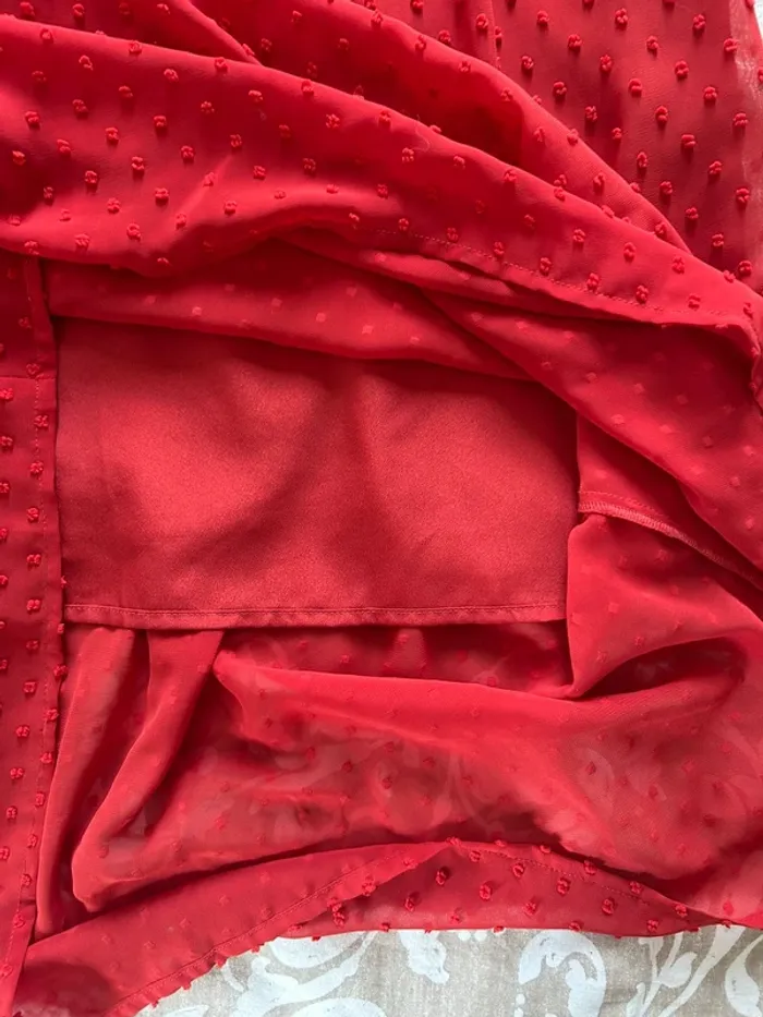 Robe longue rouge one step taille 36 - photo numéro 4