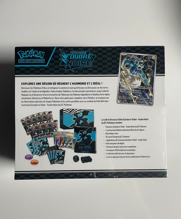 ETB Pokémon EV10.5 Foudre Noire - photo numéro 3