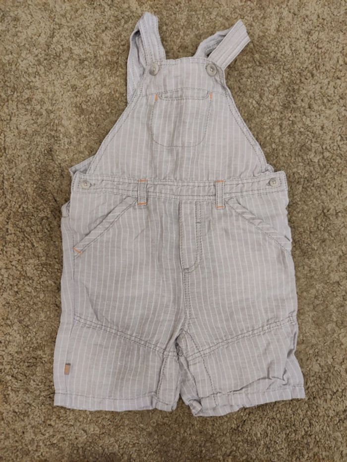 Salopette short 12 mois