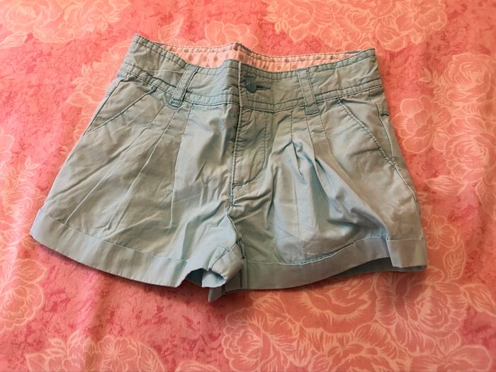 Short à pinces été petite fille