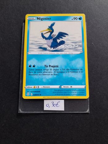 Carte Pokémon Nigosier 28/072
