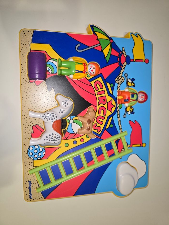 123 playmobil puzzle 3D le cirque 6747 complet