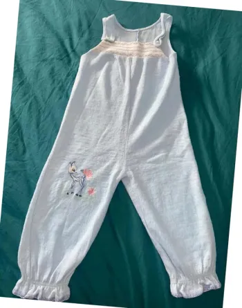 Combinaison fille vintage Bambi/faon taille 12 mois