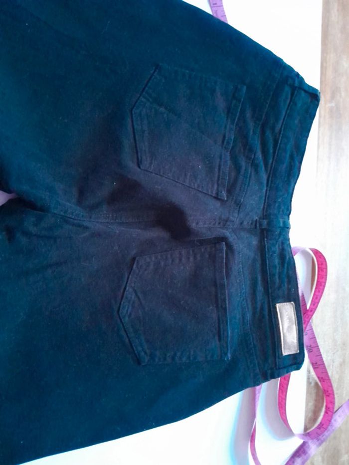 Très beau pantalon effet cuir de veau noir scottage taille 44 - photo numéro 4