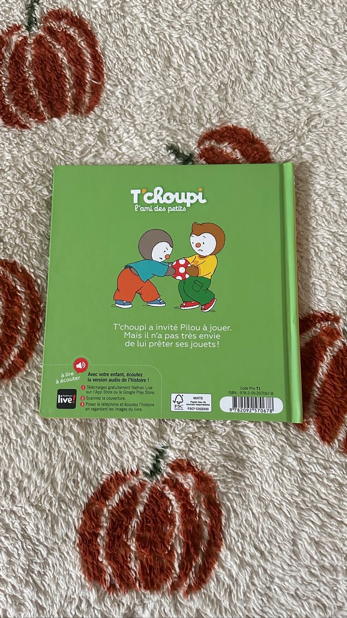 💜 livre t’choupi ne veut pas prêter 💜 - photo numéro 2