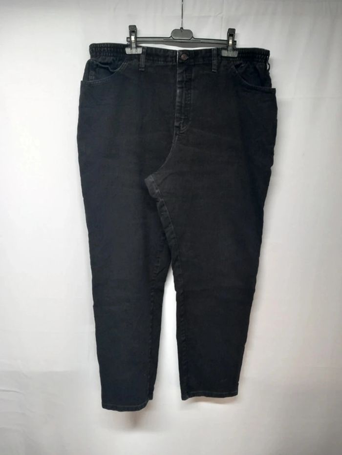 Jeans taille haute Lee Noir en coton