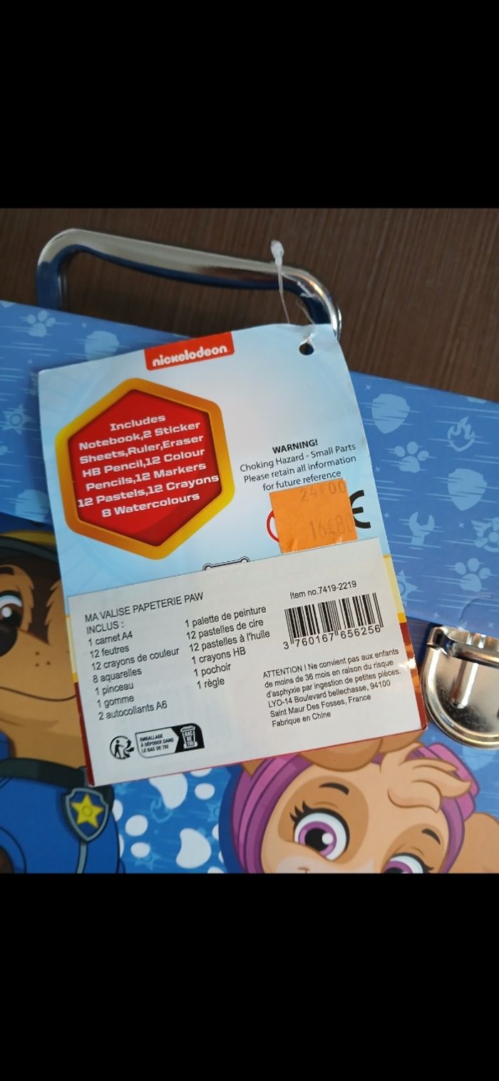 Grande mallette coloriage pat patrouille neuf - photo numéro 4