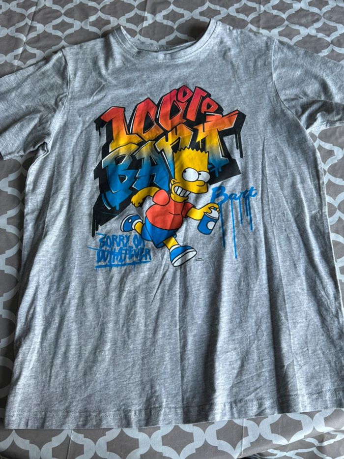 T shirt Bart simpson 12/13 ans