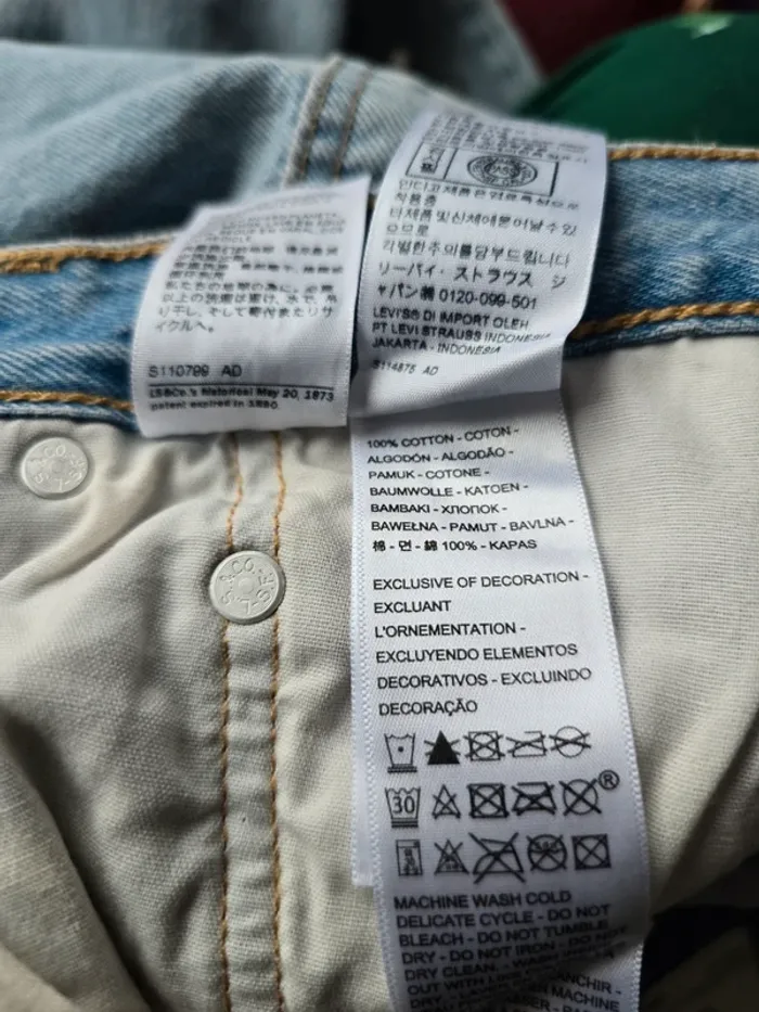 Levi's 501 original avec strass neuf - photo numéro 12