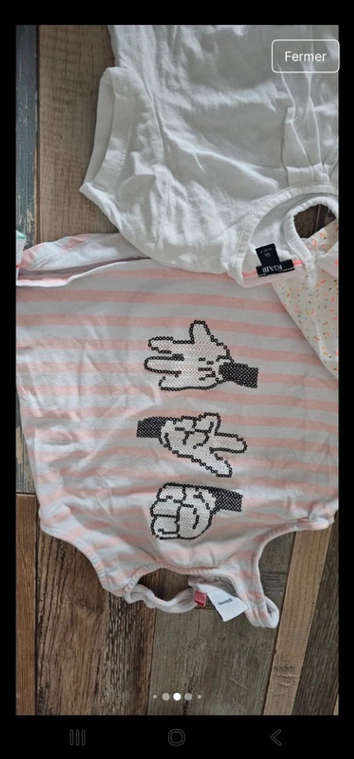 Lot de 5 t shirts Marcel chemisier fille Taille 4 ans
Minnie mouse kiabi - photo numéro 4