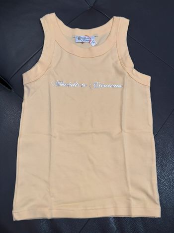 Débardeur jaune pâle taille M