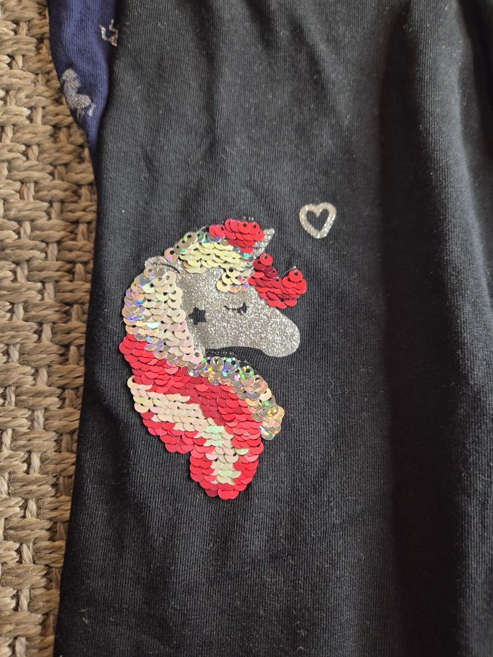 Lot de 3 leggings long sombre - 8 ans - photo numéro 3