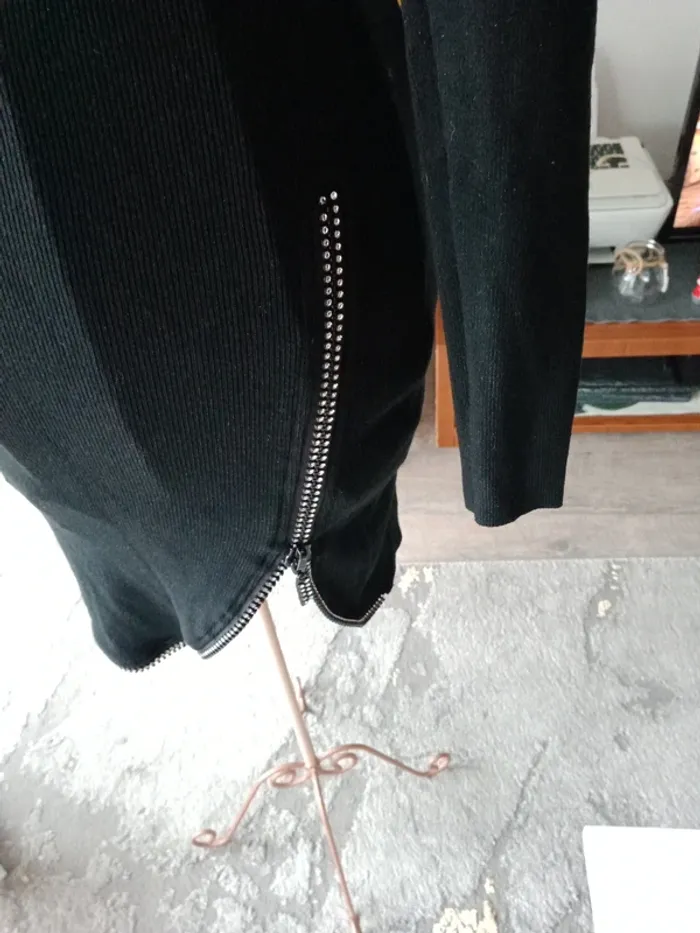 Robe pull noir - photo numéro 2
