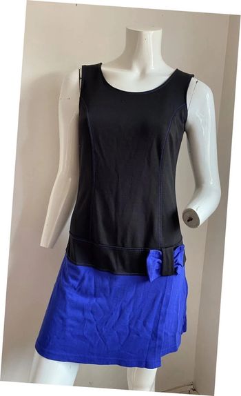 Robe noire et bleue Grain de Malice taille S
