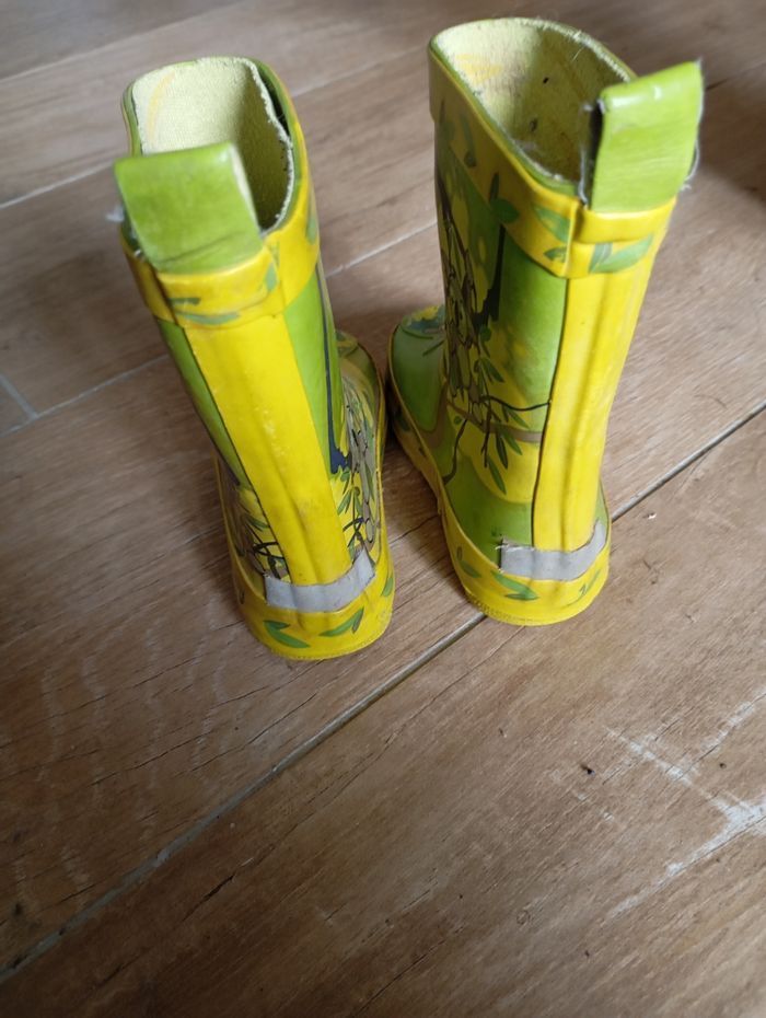 Bottes de pluie enfant mixte T21 jungle - photo numéro 4