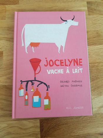 Livre jocelyne vache à lait Richard Marnier