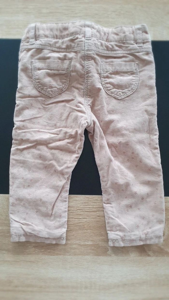Pantalon en velours 80 cm - photo numéro 2