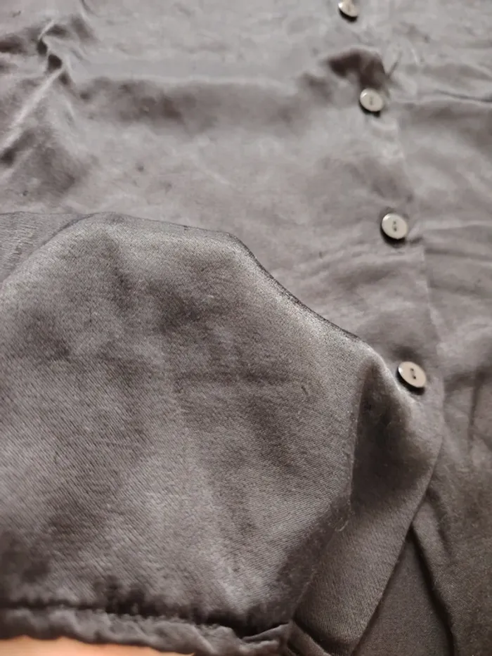 Chemisier satiné femme Bershka - photo numéro 5