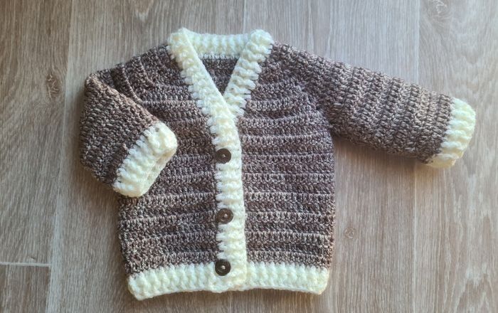 Gilet en laine au crochet - photo numéro 2