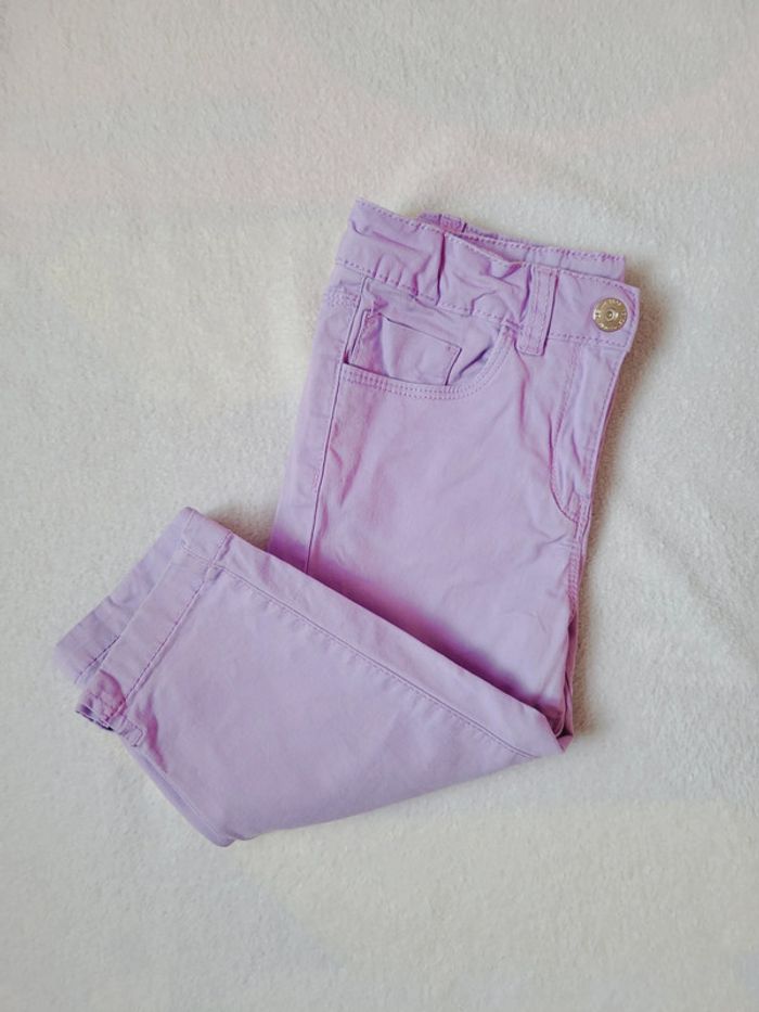 Pantacourt violet clair 5-6ans