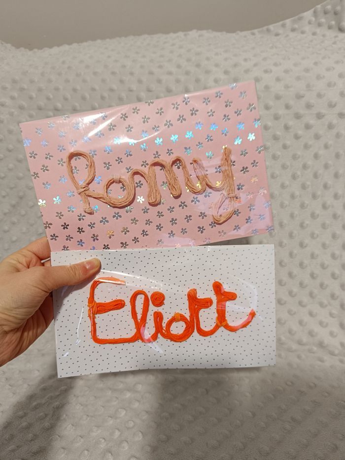 Prénom personnalisé pour porte
