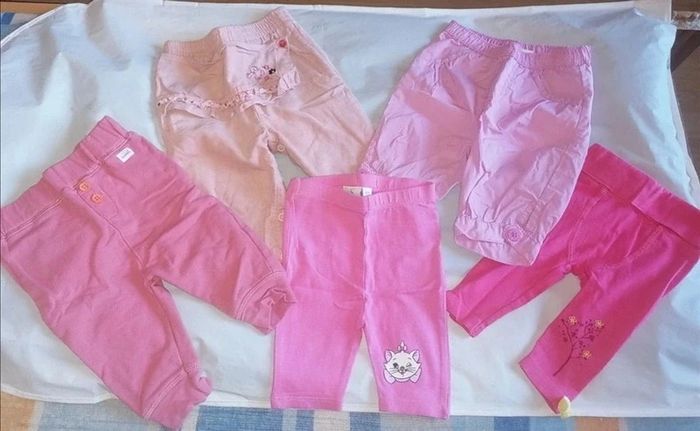 5 Pantalons / 6 mois