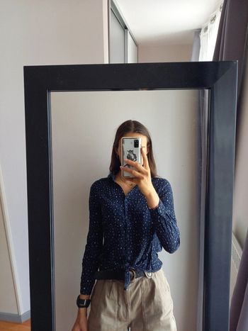 Chemise bleue xs
