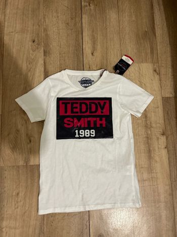 T-shirt blanc Teddy Smith Sport 10ans