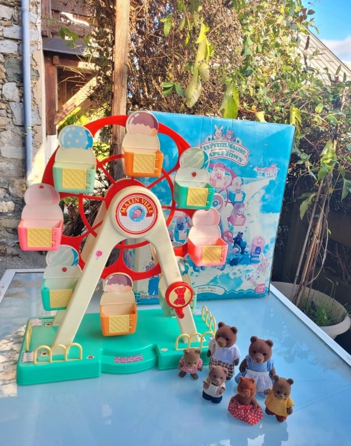 Superbe boite rare, ancêtres sylvanian families : Les petits malins 🎡 La grande roue 🎡 - photo numéro 3