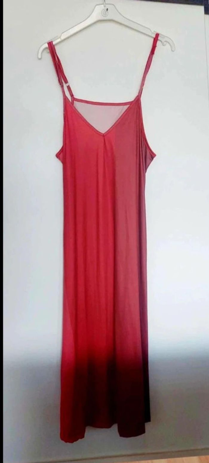 Robe rouge longue T38-M