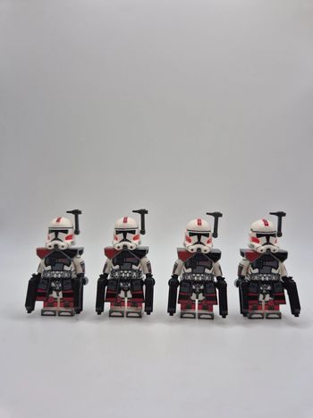 Figurines type lego 4 clones Arc Troopers star wars
