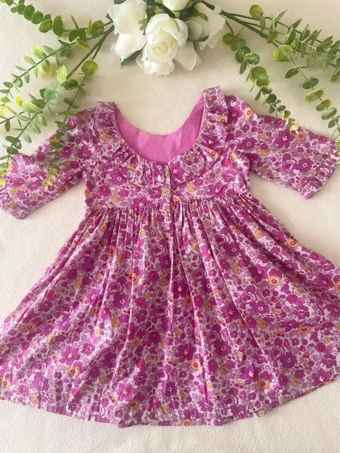 🌸 Robe Liberty Betsy Topaze – Édition exclusive USA – Taille 4 ans 🌸 - photo numéro 4