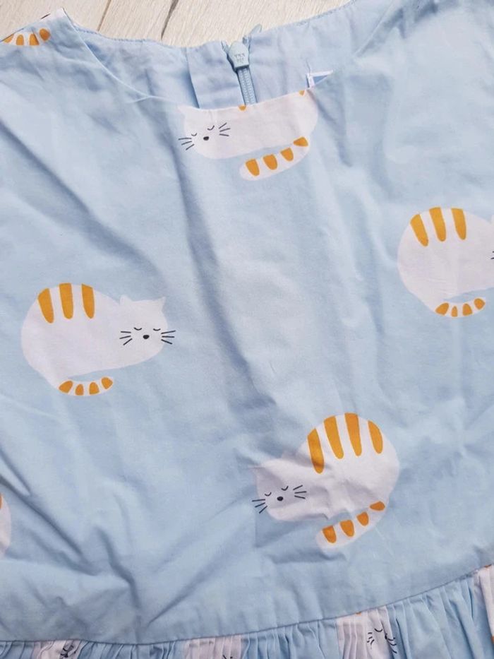 Robe chat doublée jacadi 5ans neuve - photo numéro 2
