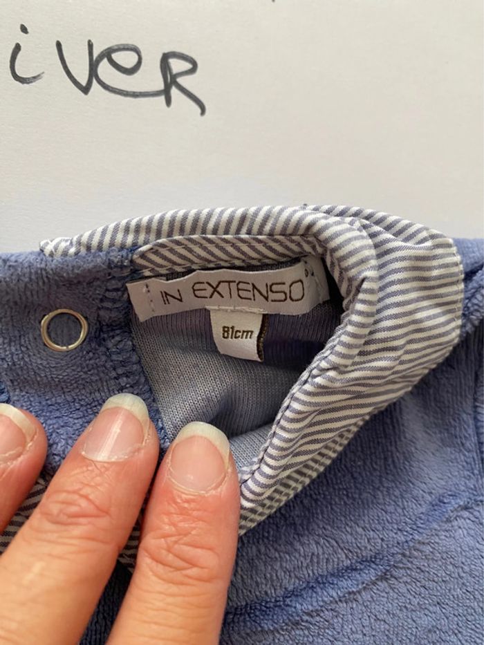 Lot de 3 pyjamas chauds - Petit Bateau & autre - 18 mois - TBE - photo numéro 4