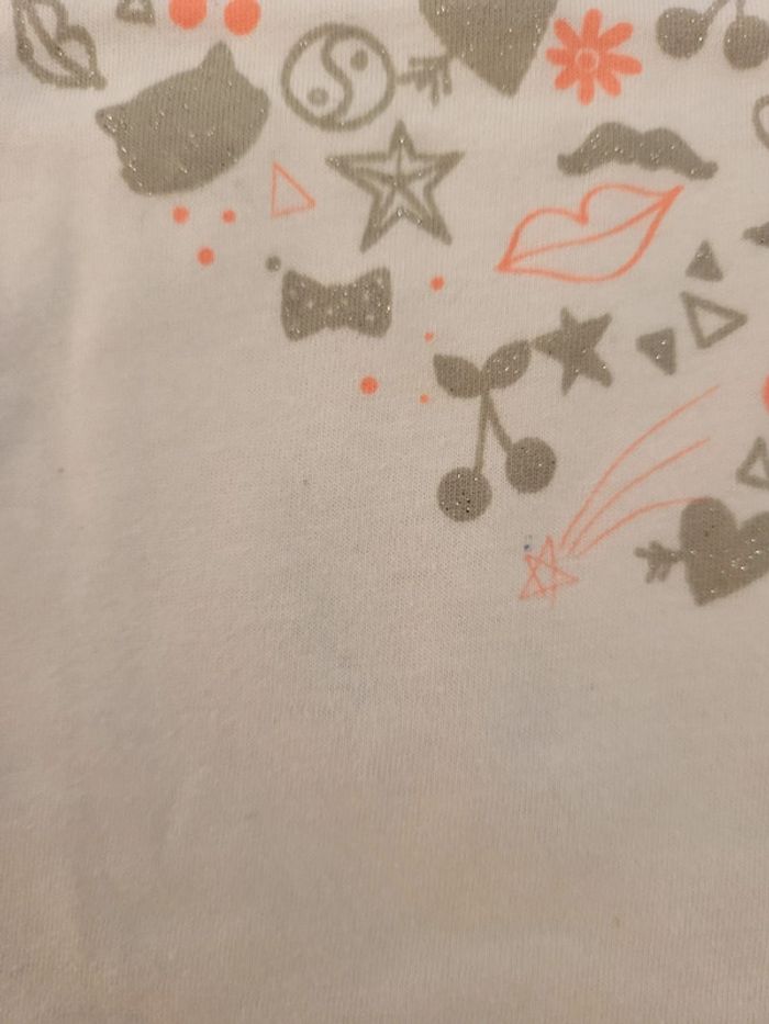 Lot 7 t-shirts fille manches courtes 4ans très bon état - photo numéro 11