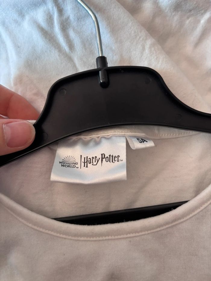 🌸T-shirt manche longue blanc Harry Potter 5 ans 🌸 - photo numéro 2