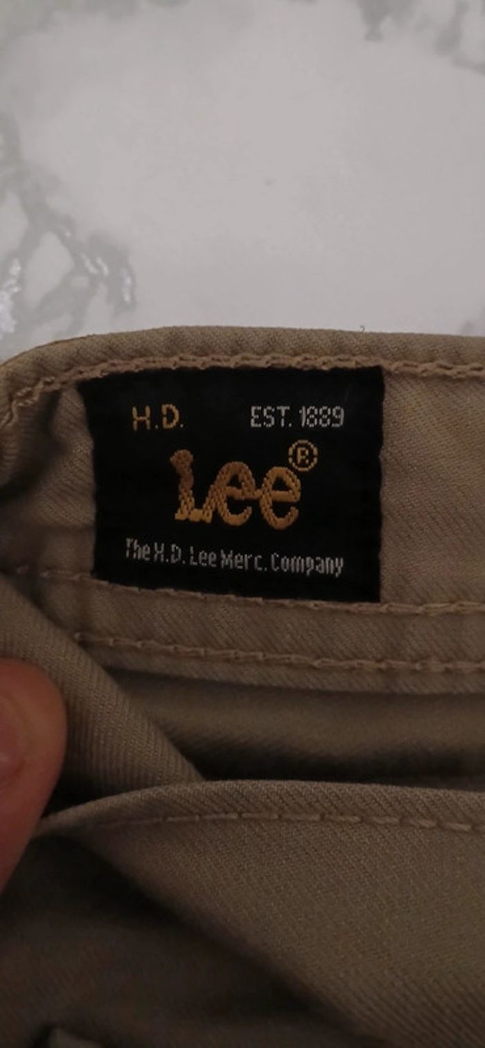 Pantalon Lee Cooper beige taille 33 - photo numéro 7
