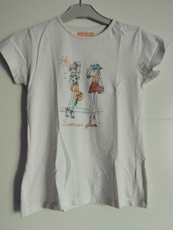 Tee shirt 10 ans fille manches courtes n°3