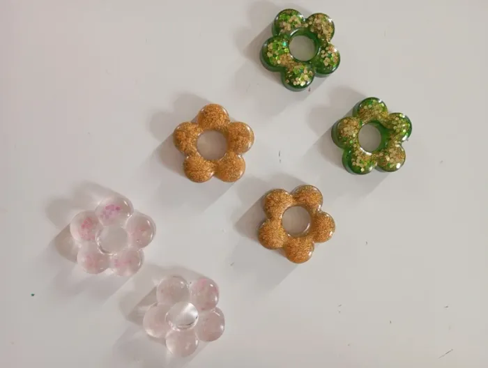 Pampilles fleurs pour boucles d'oreilles interchangeables