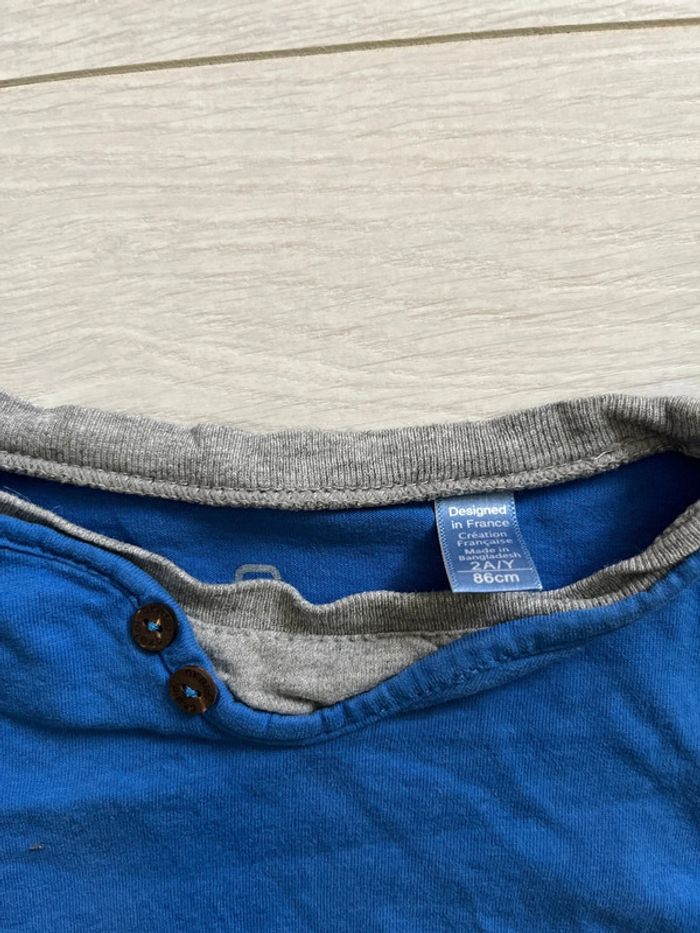 T-shirt manches longues 2 ans - photo numéro 3