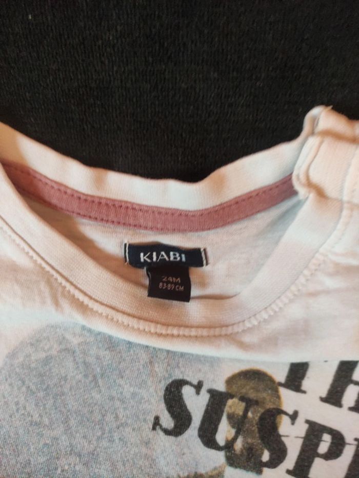 T-shirt blanc 24 mois - photo numéro 2