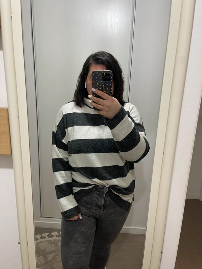Pull long à bandes - photo numéro 3